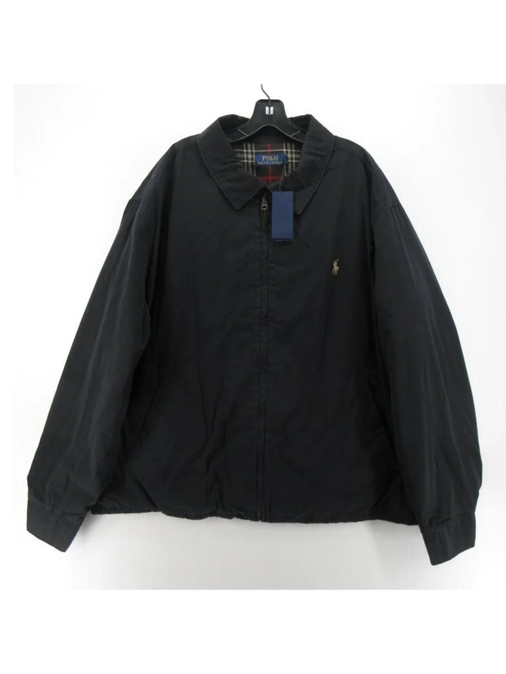 Polo Ralph Lauren Jacket 2XB Big Bi Swing Windbreaker Coat Plaid Lined